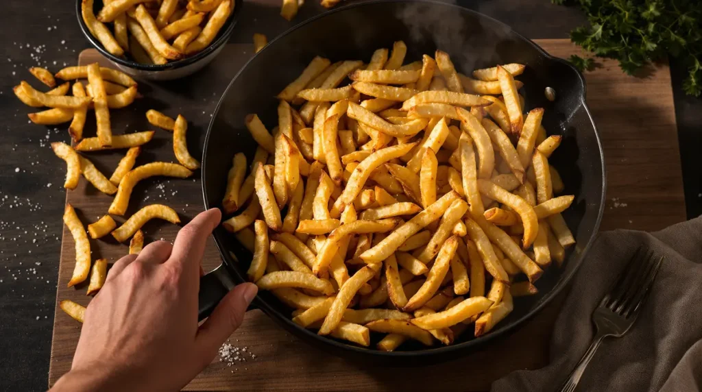 Depuis que je fais ça, mes frites Airfryer sont parfaites : je vous donne l'astuce de l'eau chaude