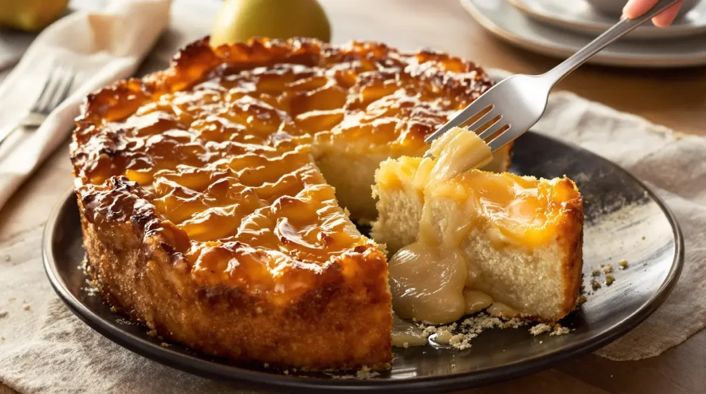 Fondant aux poires, cœur coulant et croûte dorée : un dessert élégant tout en douceur