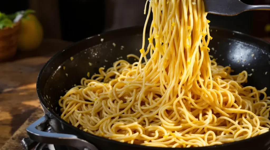 Spaghetti au citron : une recette rapide, pleine de goût